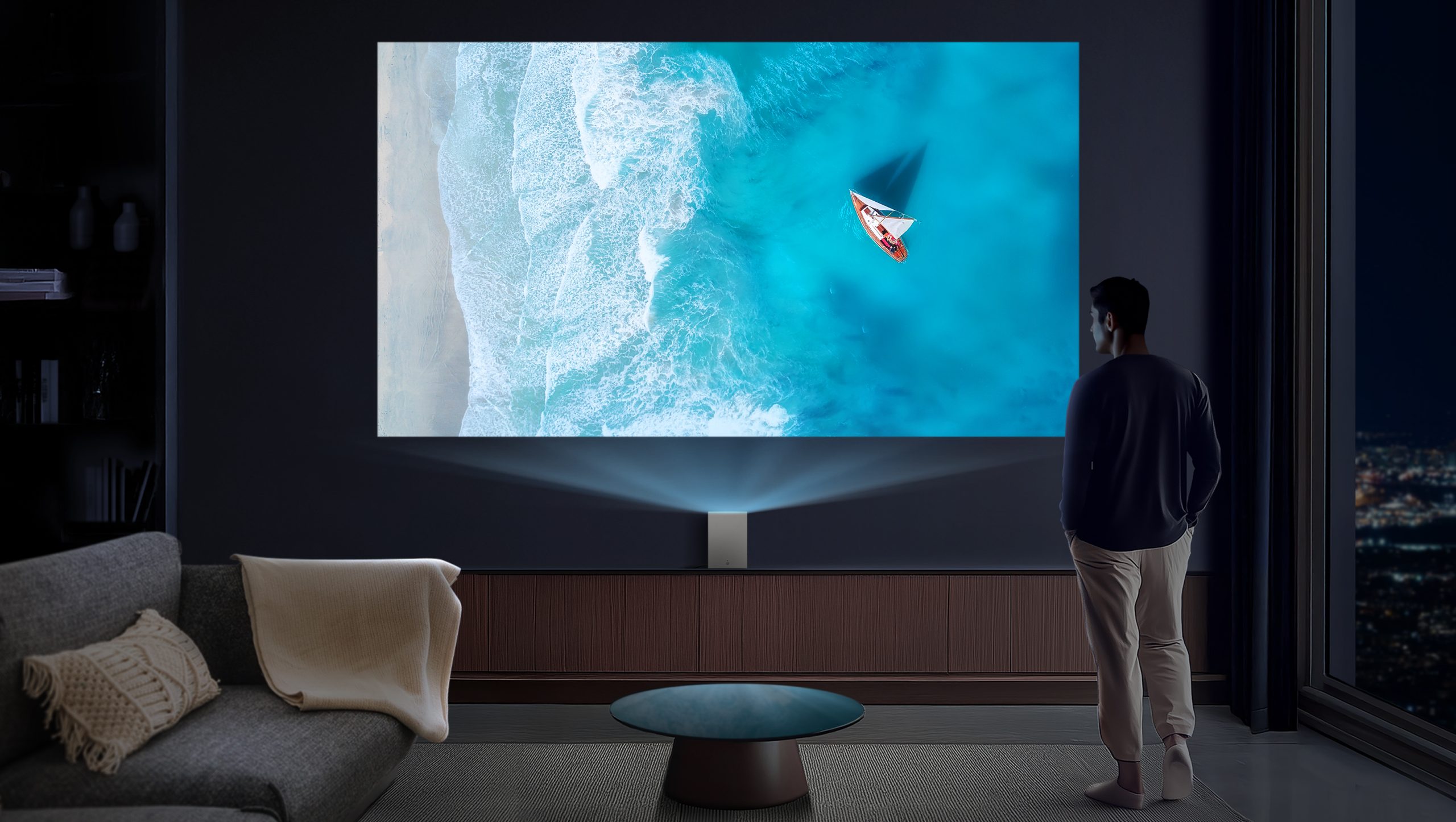 LG Showcases Multifunctional 3-In-1 Projector Combining Lighting and Speaker at CES 2025